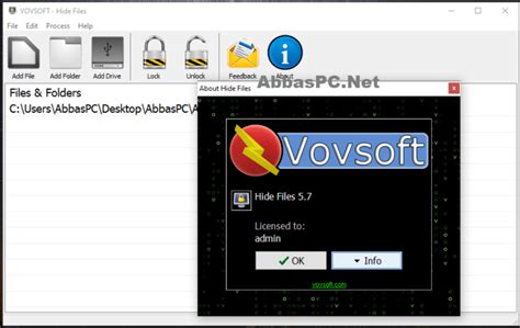 VovSoft Hide Files 6.0 with Crack